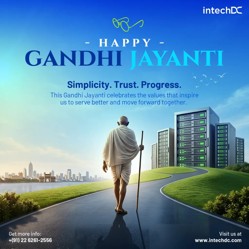 DcIntech's tweet photo. Happy Gandhi Jayanthi
.
#IntechDC #VPSHosting #VDS #CloudHosting #GandhiJayanthi2026 https://t.co/B0yZB3DWqw