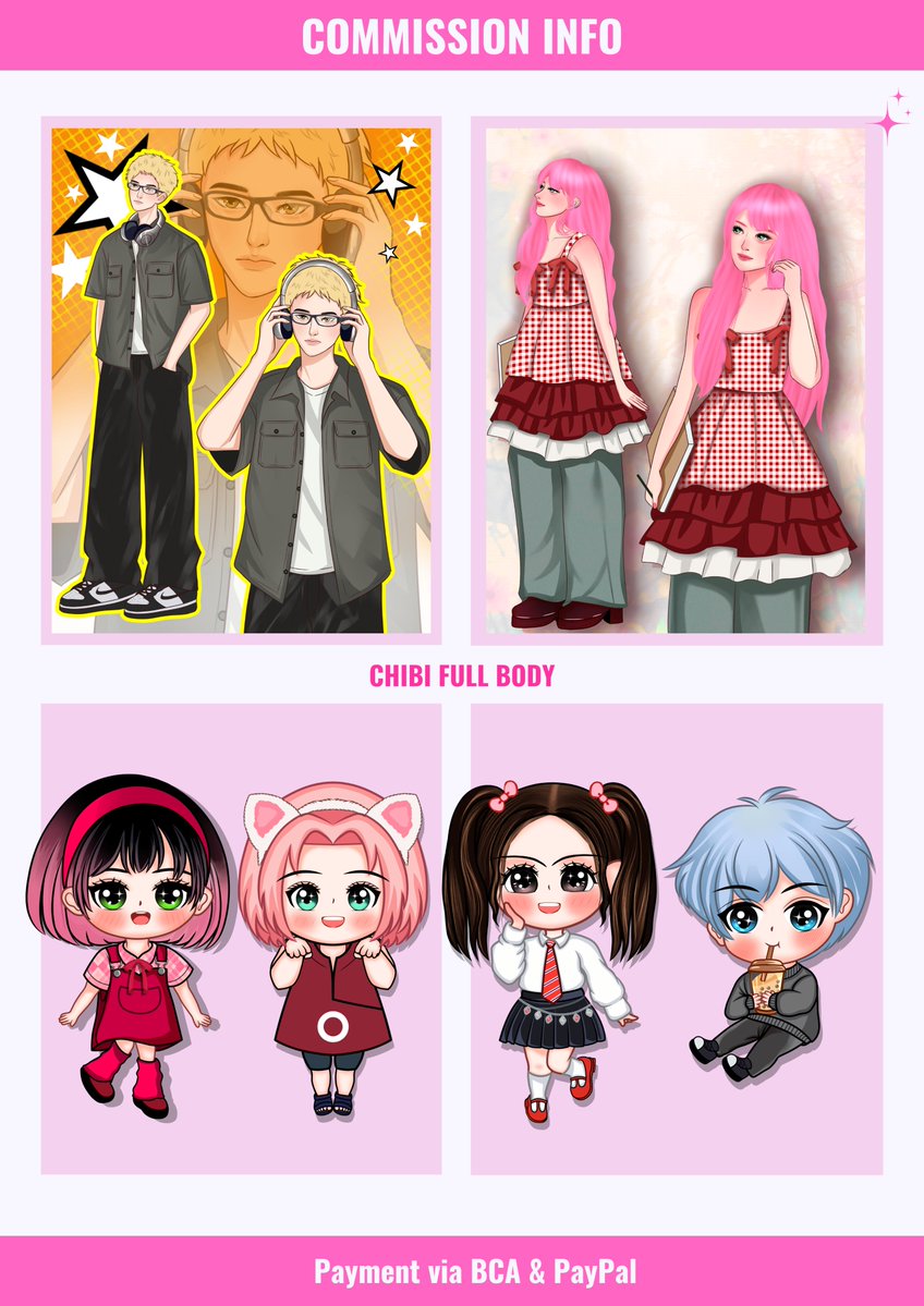 aysaartist's tweet photo. 🎀 ⩇ Any interaction would be much appreciated ࣪ ˳🌷

✮ COMMISSION OPEN ✮
Hello! I'm opening commissions for both international &amp; local (INA) clients💗

✮ OC • fanart • couple commissions available ✮

Feel free to DM me or contact me via WhatsApp (link in bio)💗 https://t.co/jNmbjMe4ef