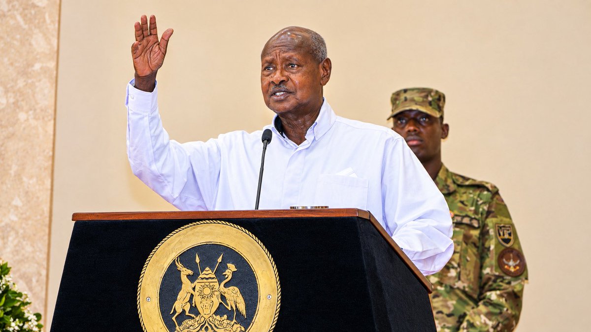 KagutaMuseveni's tweet photo. I officiated at the International Day of the Older Persons at State House Entebbe, where I urged the elderly to modernise and learn to preserve their wealth. Many older people start fragmenting their wealth to distribute it to their children instead of using modern inheritance methods such as shareholding.

Our aim as government is to ensure that wealthy older people maintain their wealth, while those who have none are supported to obtain it through available government programmes. Therefore, we shall tailor a PDM programme for the elderly after concluding our financial engagements in the AFCON, which has taken a lot of money.

Another issue facing older people is that they are most affected by medical conditions and expenses. It is, therefore, my view that the government should sponsor and recruit a geriatrician in each district to offer free and consistent medical support to the elderly.