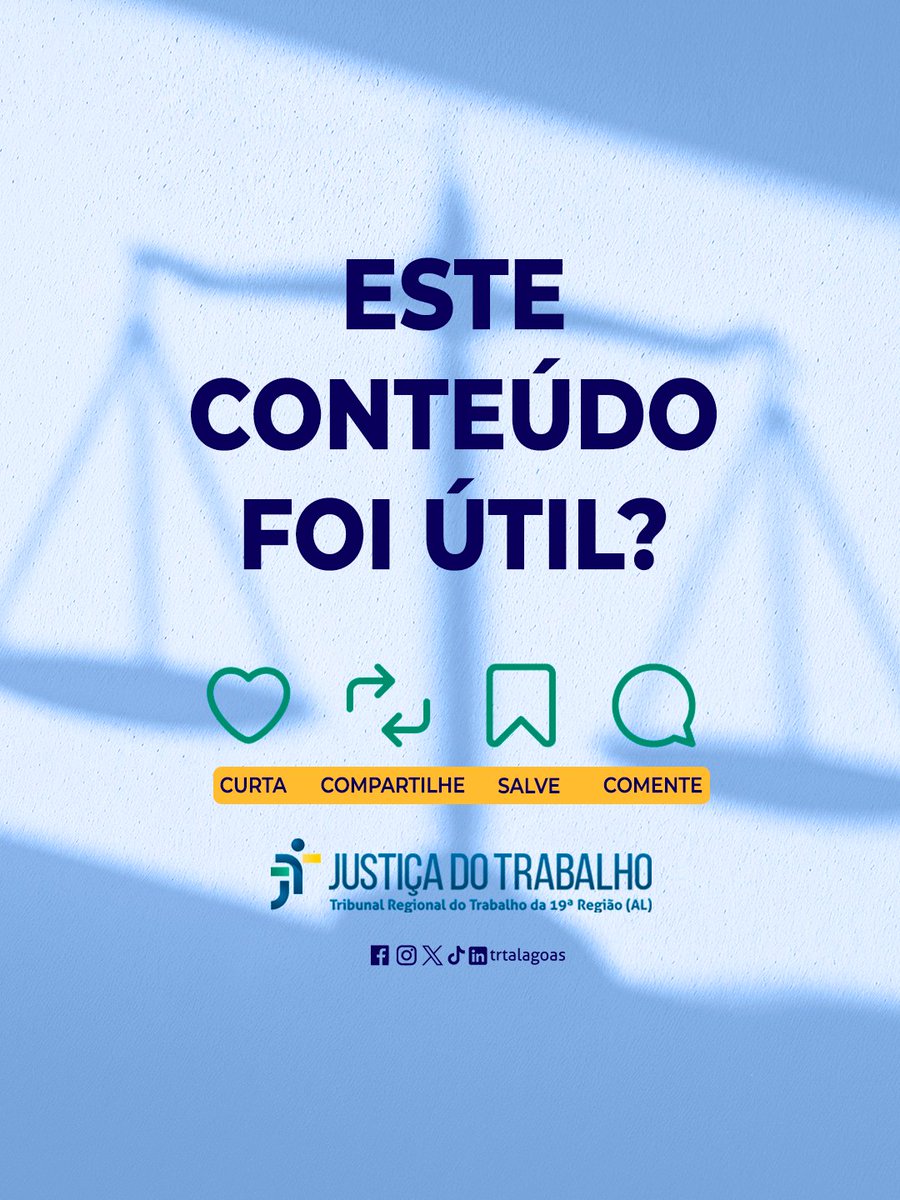 TRTAlagoas's tweet photo. Documento prevê ações para ampliar o acesso à Justiça do Trabalho em Alagoas e foi encaminhado à Comissão Nacional de Justiça Itinerante e Inclusão Digital.
🖥️ LEIA A MATÉRIA: https://t.co/ZLhAa6mK7O
#TRTAL #JusticaItinerante #InclusaoDigital #DelmiroGouveia #JusticaDoTrabalho https://t.co/sQj1TuNPEI