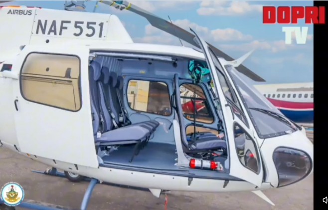 DefenseMirror's tweet photo. Nigerian Air Force Flies First Locally Reassembled H125 Helicopters::
https://t.co/RxRppCpv8x
#Nigeria #NigerianAirForce #NAF #H125 #Airbus #MilitaryAviation #Defence #Defense #Helicopters #AirPower #Africa #Aviation https://t.co/zZtIy252i4