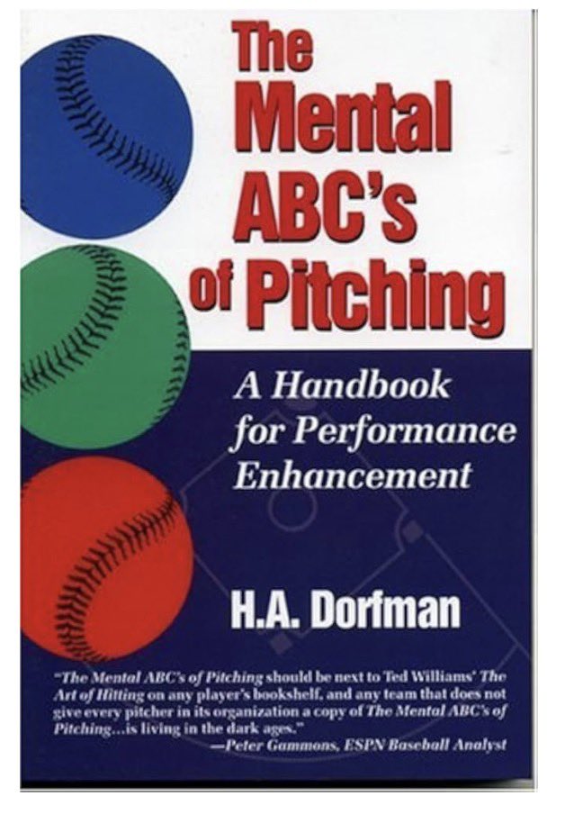 lokationnation's tweet photo. One of, if not THEE best book for pitchers out there.

Growing up, I HATED to read, but I read this like it was my bible! 

Favorite chapters I read on repeat!

Self-fulfilling Prophecy
Visualization

My career was unmistakably impacted by Dorfman’s work. https://t.co/OfhrfJMlH9
