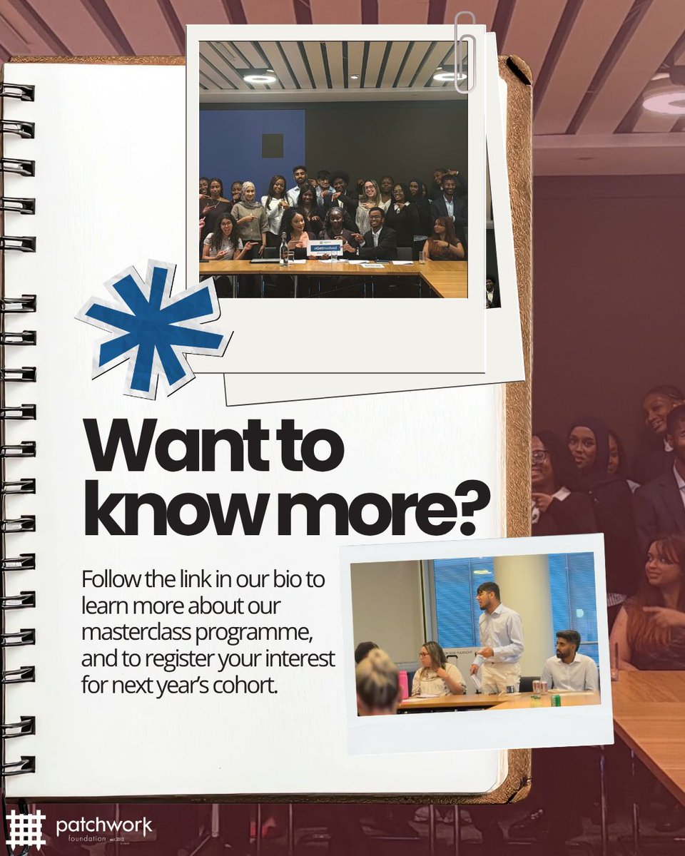 UKPatchwork's tweet photo. Last week, L'myah Sherae, Founder &amp; CEO of Enact Equality, joined our Patchworkers to share her journey from Nottingham to Parliament and the courage it takes to speak out. 

#PatchworkFoundation #Masterclass #GetInvolved https://t.co/Yf1f64y6LX