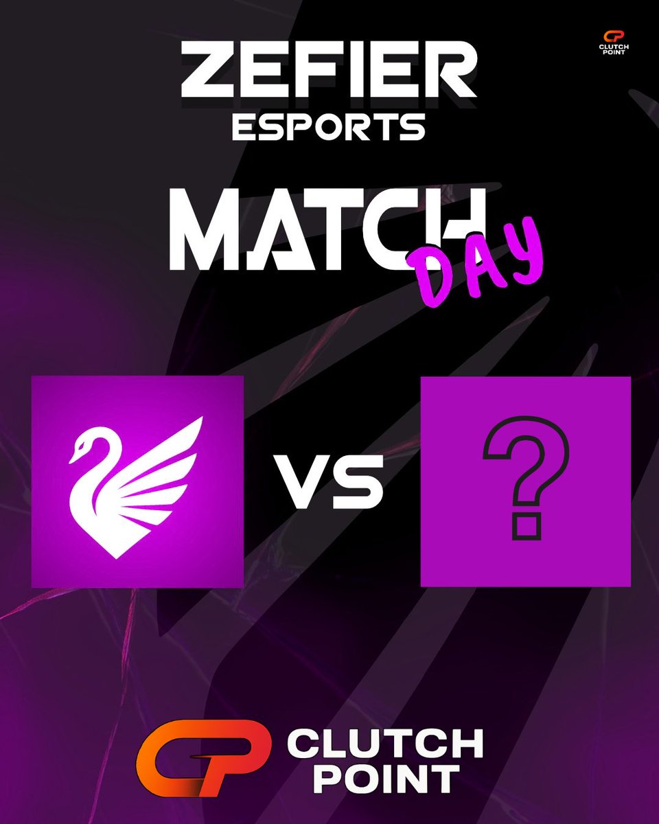 Team_Zefier's tweet photo. MATCH DAY | #CS2

Today we play our first match in ClutchPoint Season II against "AGAINST THE RULES". 

🕙| 22:00 CET
🔴| https://t.co/WRiGKcJCY7

Time to cook!💥

#TeamZefier🦢 https://t.co/YIOVV2u5Ft