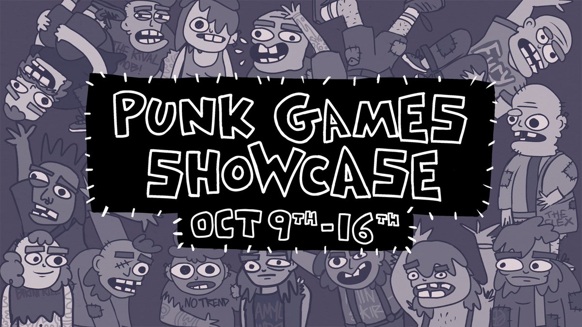 arikgames's tweet photo. My game is joining the first-ever Punk Games Showcase on Steam! A celebration of punk games from alternative developers, running October 9-16. See you there!  #PunkGamesShowcase #PunkGameDev #indiegames https://t.co/11Bx4Prajk