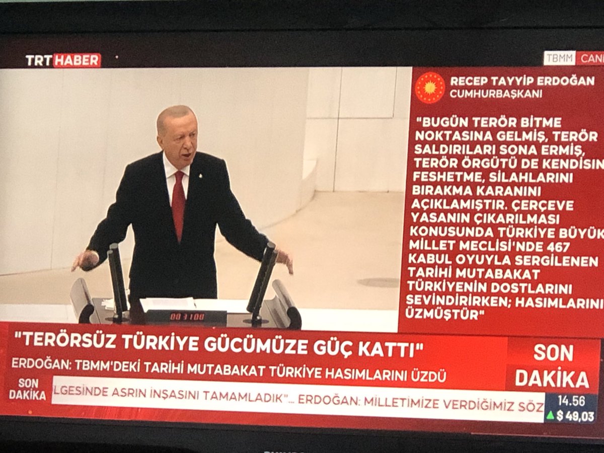 dilekaydoslu's tweet photo. Sayın Cumhurbaşkanımız @RTErdogan :
“Fon meselesini süratle çözüyoruz”
“Kimsenin hakkını kimseye yedirmeyiz”
“Her siyasi partinin önceliği Türkiye olmalıdır”
“Cephe siyasetinin raf ömrü dolmuştur”
“Terör bitme noktasına geldi”
“Sivil anayasa ihtiyacımız var”
#DaimaMilletle https://t.co/AnPcM2bB42