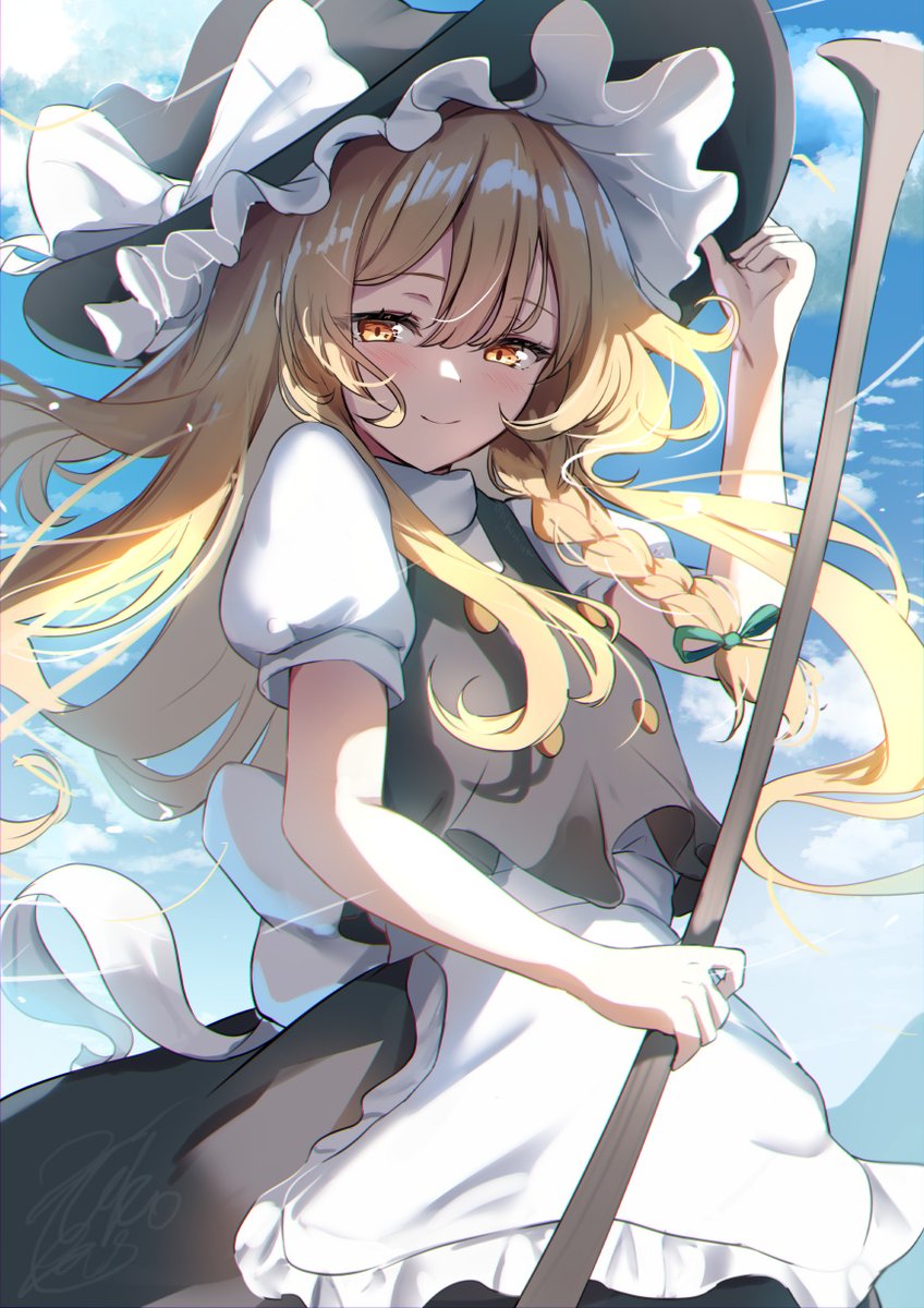 nikoshion's tweet photo. marisa https://t.co/HtRWJhRD60
