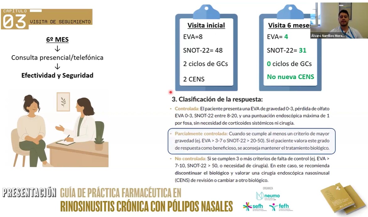 sefh_'s tweet photo. 📙💉 Ya disponible la Guía de práctica farmacéutica en rinosinusitis crónica con pólipos nasales @NEUMO_SEFH 

Ofrece un marco común para estructurar la atención farmacéutica y el seguimiento de las terapias biológicas, incorporando los resultados comunicados por los pacientes y la coordinación multidisciplinar

📥 Descarga:
https://t.co/NEVkkkfEdX
ℹ️ Más info: https://t.co/MCZqmtjpIz
