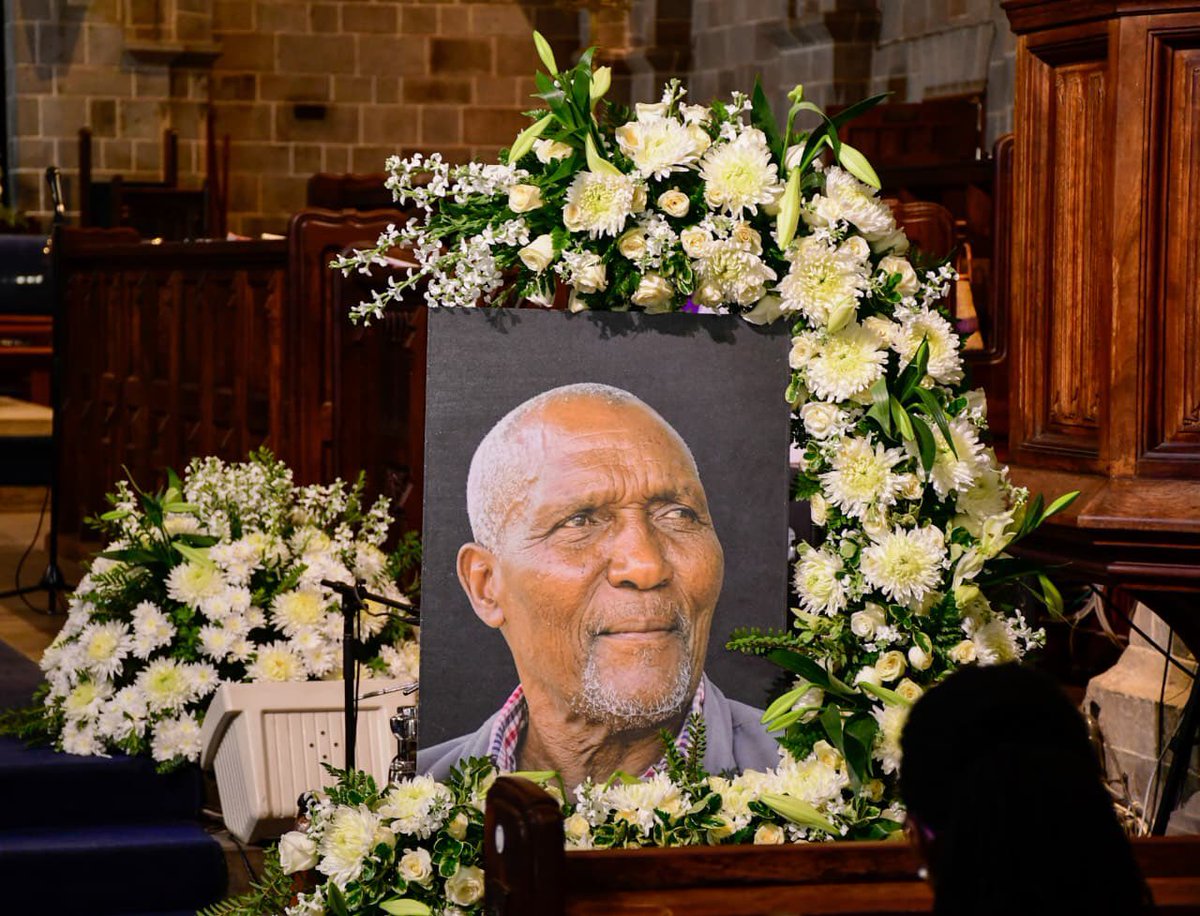 BravinYuri's tweet photo. H.E Edwin Sifuna at the requiem mass of the late Mwalimu Jackson Karua this afternoon at the All Saints Cathedral, Nairobi. https://t.co/IDBfoK7rMG