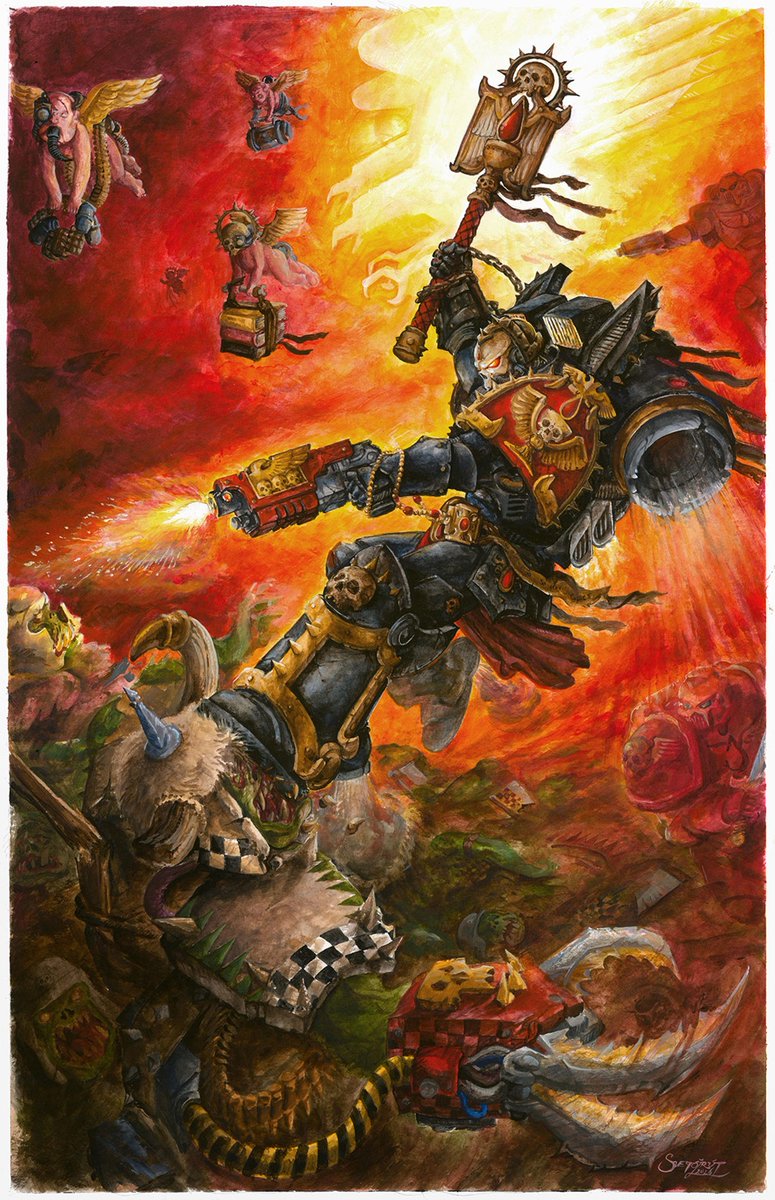 40kARTdotcom's tweet photo. Imperial Missionaries and Faithless Fungi, Homebrew Fan Warhammer 40k Artwork

Artist: Svetozrut https://t.co/R155aJs1BO