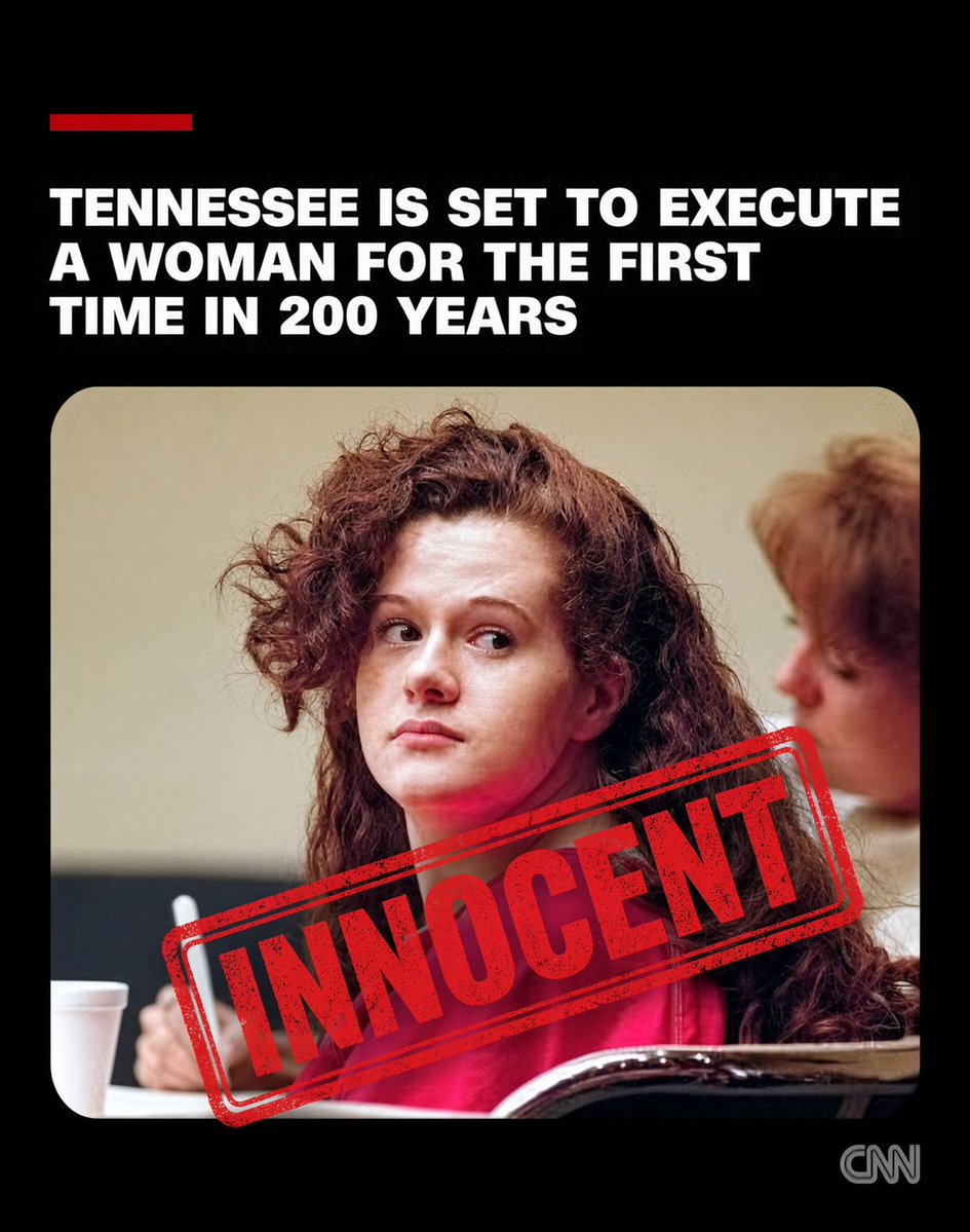 PatsyDiabetes's tweet photo. Christa Pike made a mistake as a child after a life of trauma caused by toxic masculine figures in her life. Now at age 50 their killing her for it.

This is the patriarchy at work. A woman is not a monster. The system and men are. The patriarchy continues to murder women!

She is INNOCENT. Full stop.
