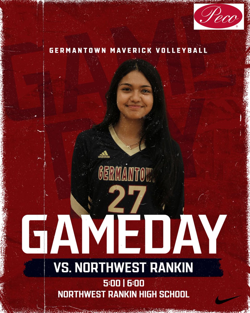 GHSMavericks's tweet photo. 🏐 GAMEDAY 🏐 

🆚 Northwest Rankin
⏰ 5:00 | 6:00
📍Northwest Rankin High School 
🎟️ https://t.co/z2dYwpWjcD 
#gomavs #welcometotheranch https://t.co/4ymsUwar68