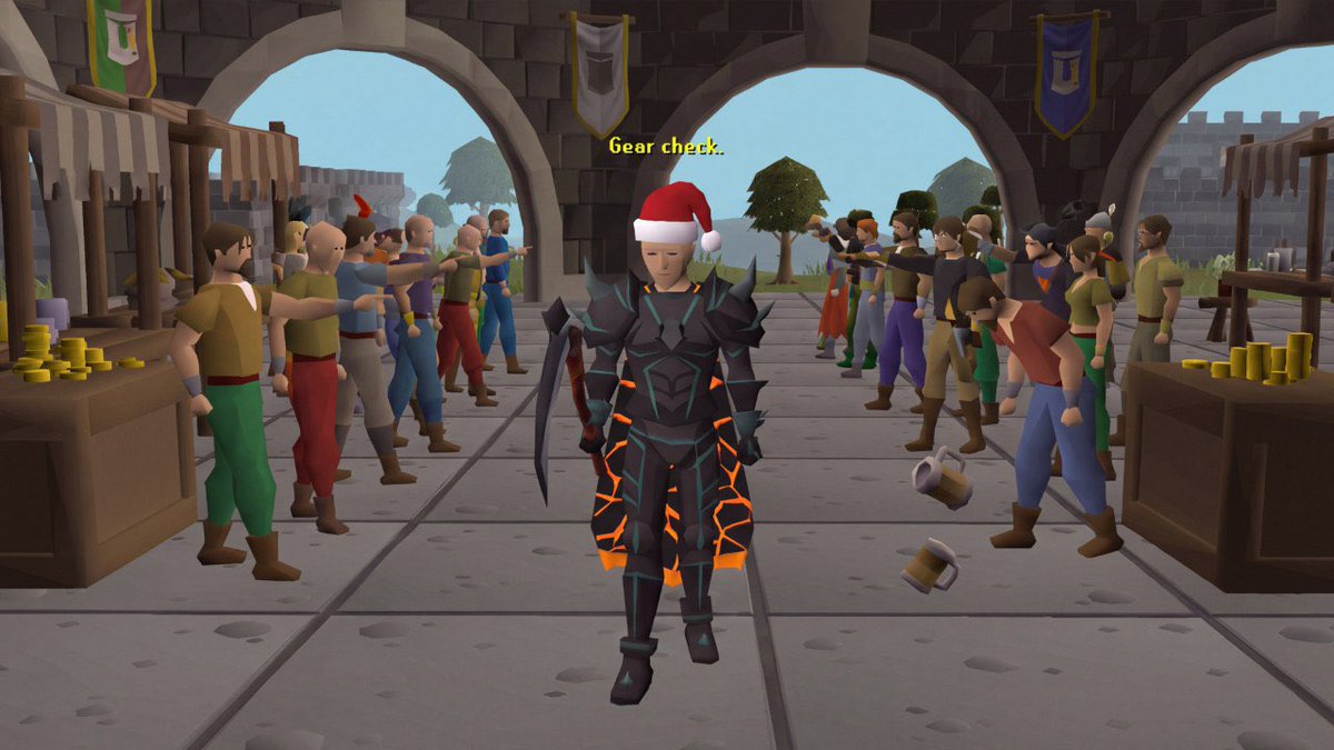 CyrusAbrahimX's tweet photo. Gear check. Heading to Edgeville. https://t.co/B1yR75VAxr