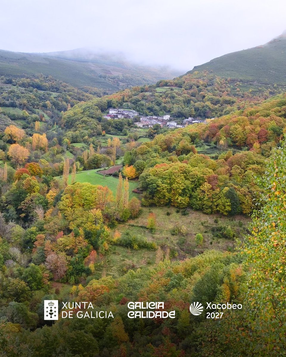 Turgalicia's tweet photo. 🍂 Xa falta pouco para gozar destas imaxes.

Cal é o teu lugar preferido de Galicia para ver as cores do outono?

🍂 Ya falta poco para disfrutar de estas imágenes.

¿Cuál es tu lugar preferido en Galicia para ver los colores del otoño?

🍂 It won’t be long before we can enjoy these beautiful autumn scenes.

What’s your favourite place in Galicia to see the colours of autumn?

#Galicia #GaliciaCalidade #Xacobeo2027 #Otoño