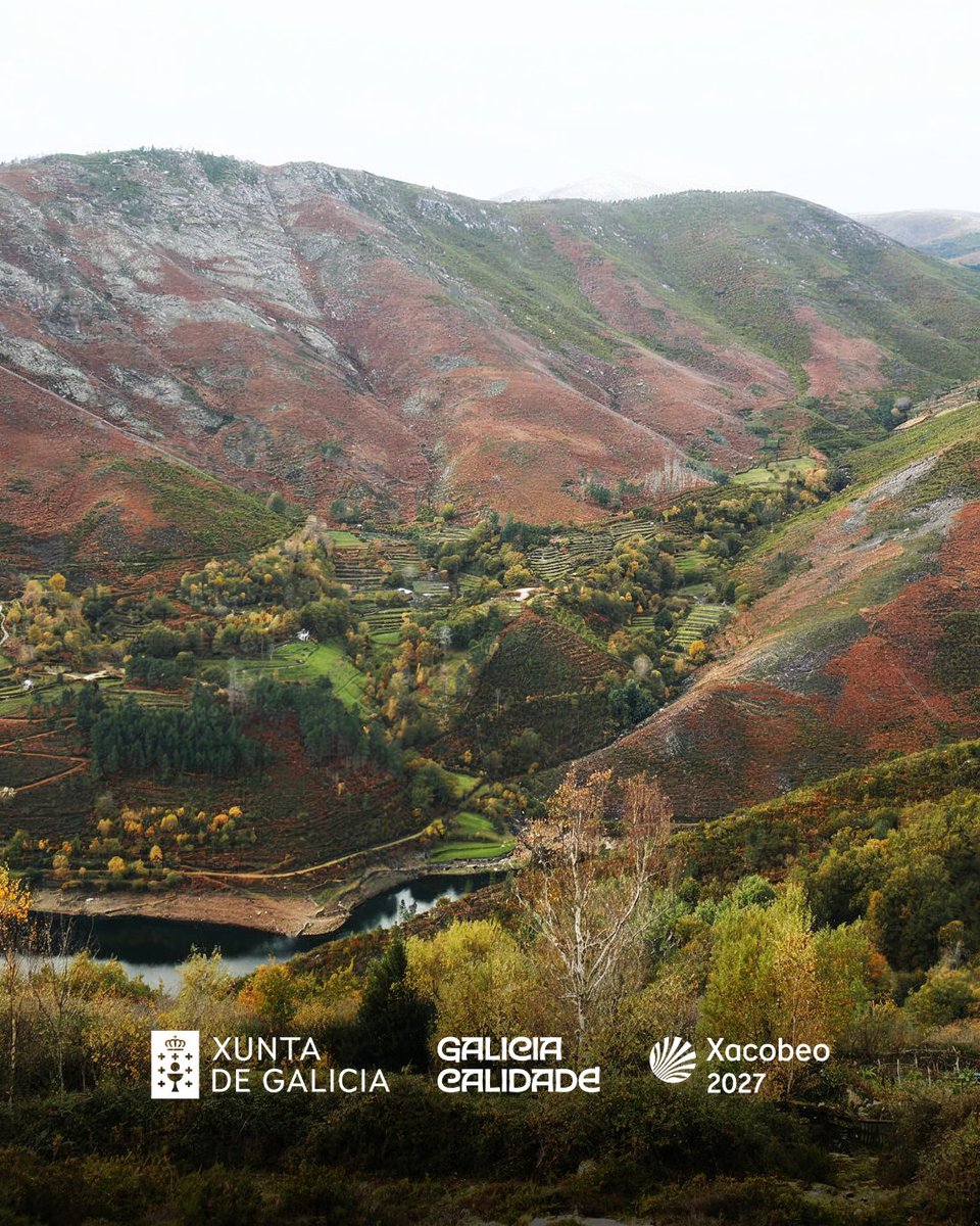 Turgalicia's tweet photo. 🍂 Xa falta pouco para gozar destas imaxes.

Cal é o teu lugar preferido de Galicia para ver as cores do outono?

🍂 Ya falta poco para disfrutar de estas imágenes.

¿Cuál es tu lugar preferido en Galicia para ver los colores del otoño?

🍂 It won’t be long before we can enjoy these beautiful autumn scenes.

What’s your favourite place in Galicia to see the colours of autumn?

#Galicia #GaliciaCalidade #Xacobeo2027 #Otoño