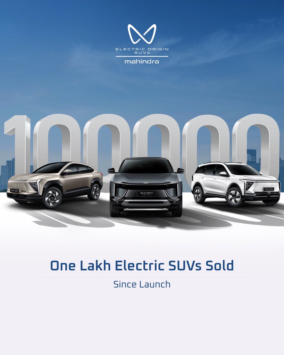 anandmahindra's tweet photo. A milestone that we can’t even pause to enjoy enough…

The torque &amp; momentum of growth  is too strong for that. 🙂 https://t.co/yUA11yDdC3