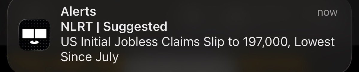 TheStalwart's tweet photo. Jobless claims keep falling https://t.co/IDwqEVXFqo