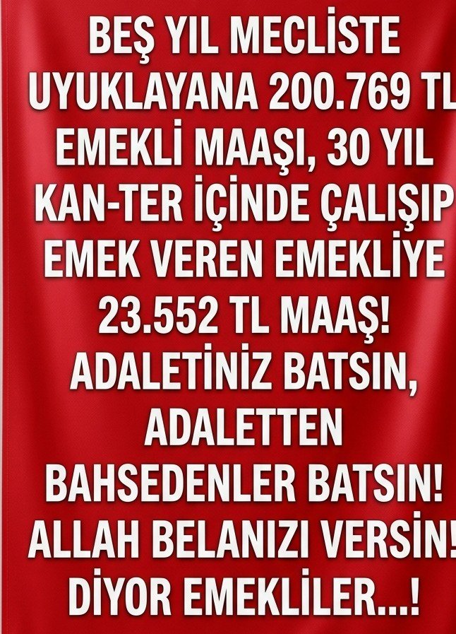 seref_0011's tweet photo. Vekil emekliliği kaldırılmalı,
Emek verip emekli olanların hakkı teslim edilmelidir!

#Hesabısenödeakp https://t.co/CE6IrTBz2p