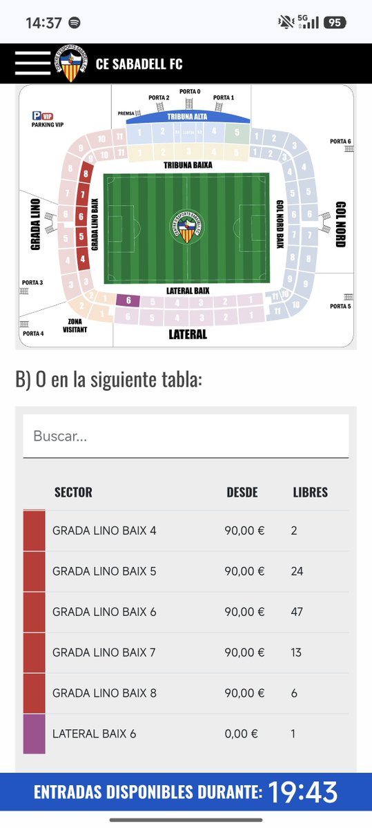 Oriolhv_SBD's tweet photo. Queden nomes 93 abonaments per vendre? @CESabadell 🤯🤯🤯 https://t.co/aifJ3I4g7Z