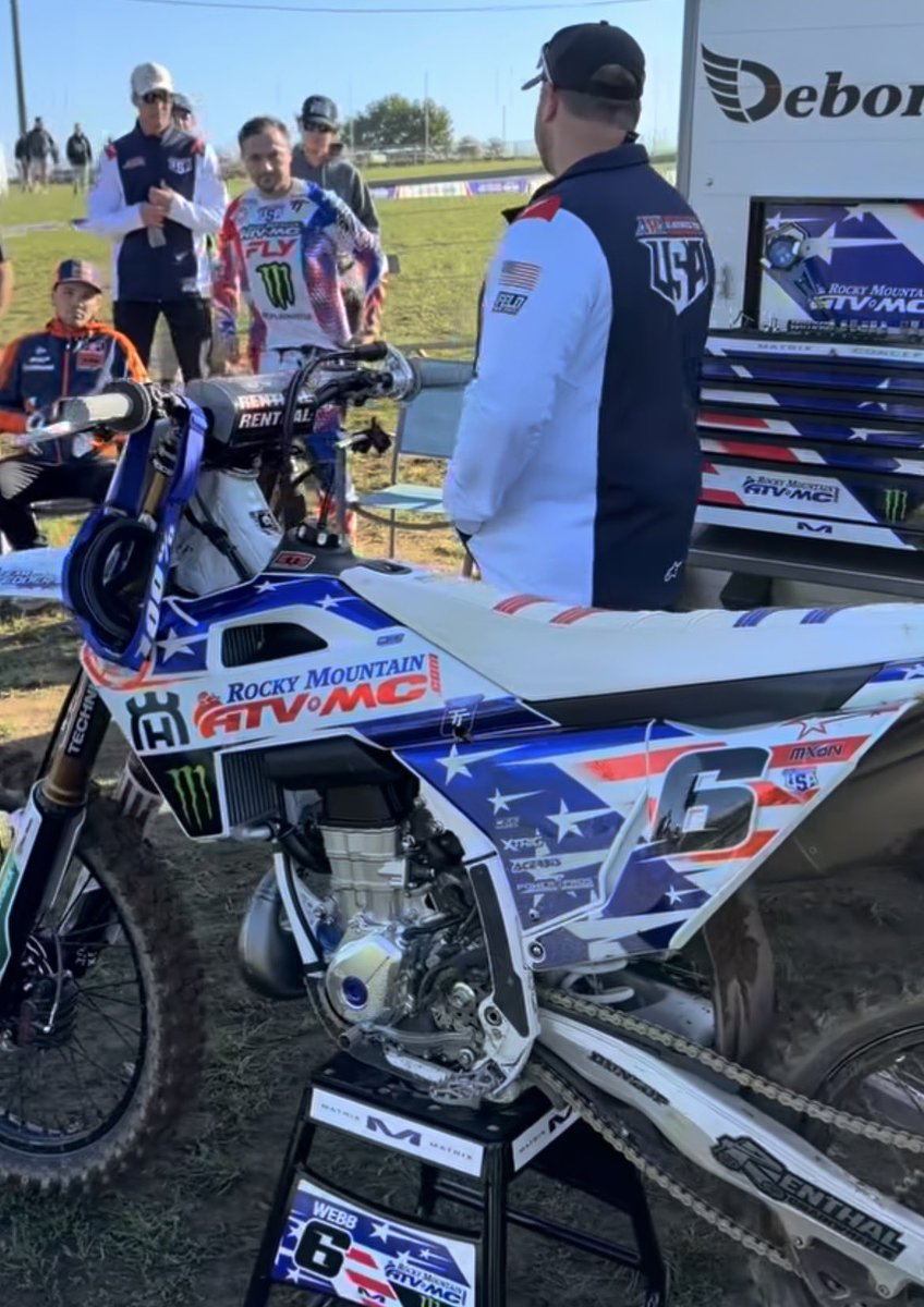 Dirtbike_Lovers's tweet photo. Cooper Webb first test on the Husqvarna! https://t.co/kpRsaKbcuO