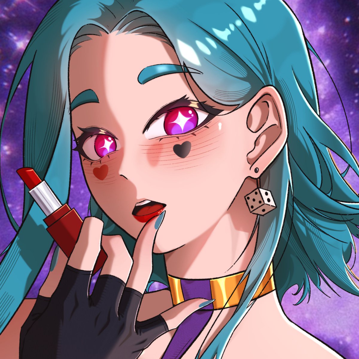 CARDZnHEARTS's tweet photo. Casually doing her lipstick in a window, not really caring for those that see. https://t.co/IhXLIUZZ5D