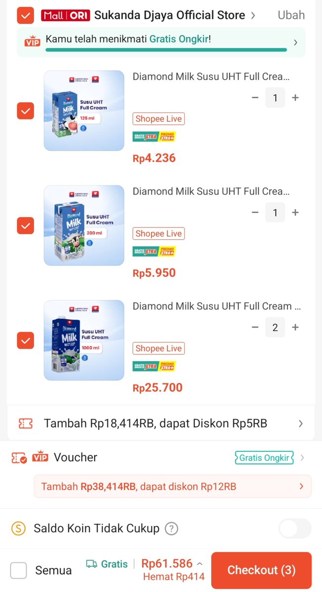 RacunBelanja's tweet photo. Udah siapin produknya belum?

Mincun udah ready buat jam 20:00 😤
Harusnya sih gampang ya tulisannya waktunya 5 menit
Tapi mending tetep cepet cepetan
📌 Jangan lupa harus Live Xtra + ada tanda shopee live pas di keranjang

Sukanda Djaya Diamond:
https://t.co/sQH7duuygg https://t.co/VHy7vvt5kC