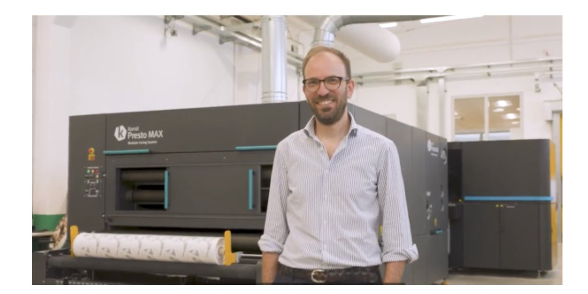 TextileValue's tweet photo. Italian textile finishing specialist Tintoria Finissaggio 2000 has integrated Kornit Presto MAX to support digital printing, shorter production runs and reduced water use. 💧🧵
Read More :- https://t.co/fWPfC7rDv2
#DigitalTextilePrinting #KornitDigital #TextileManufacturing https://t.co/CkMabKURYG