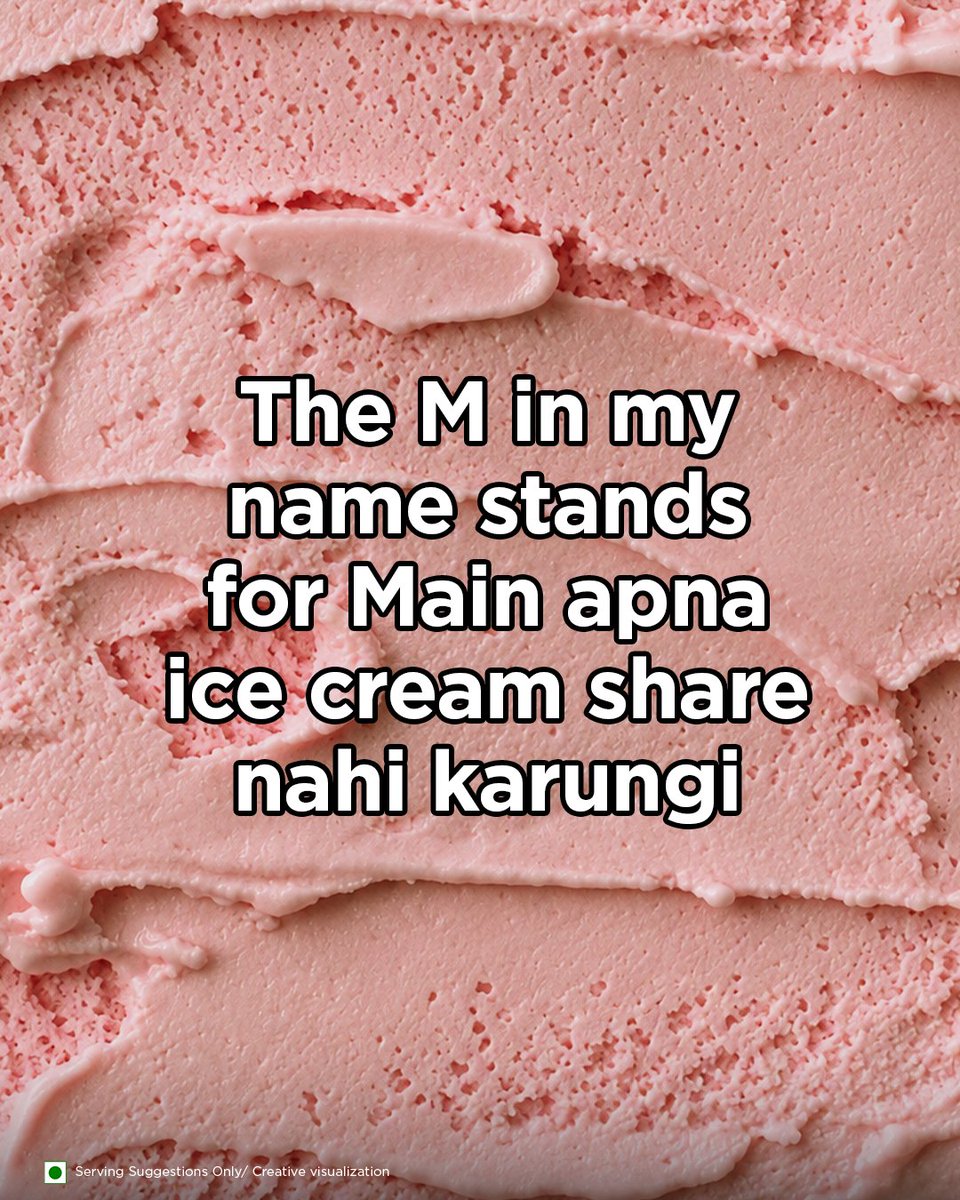 HavmorIceCreams's tweet photo. Tell us what the letters in your name stand for 🤪

#Havmor #Icecreams #Yummy #Trend #FYP #October https://t.co/wXJPDCftxQ