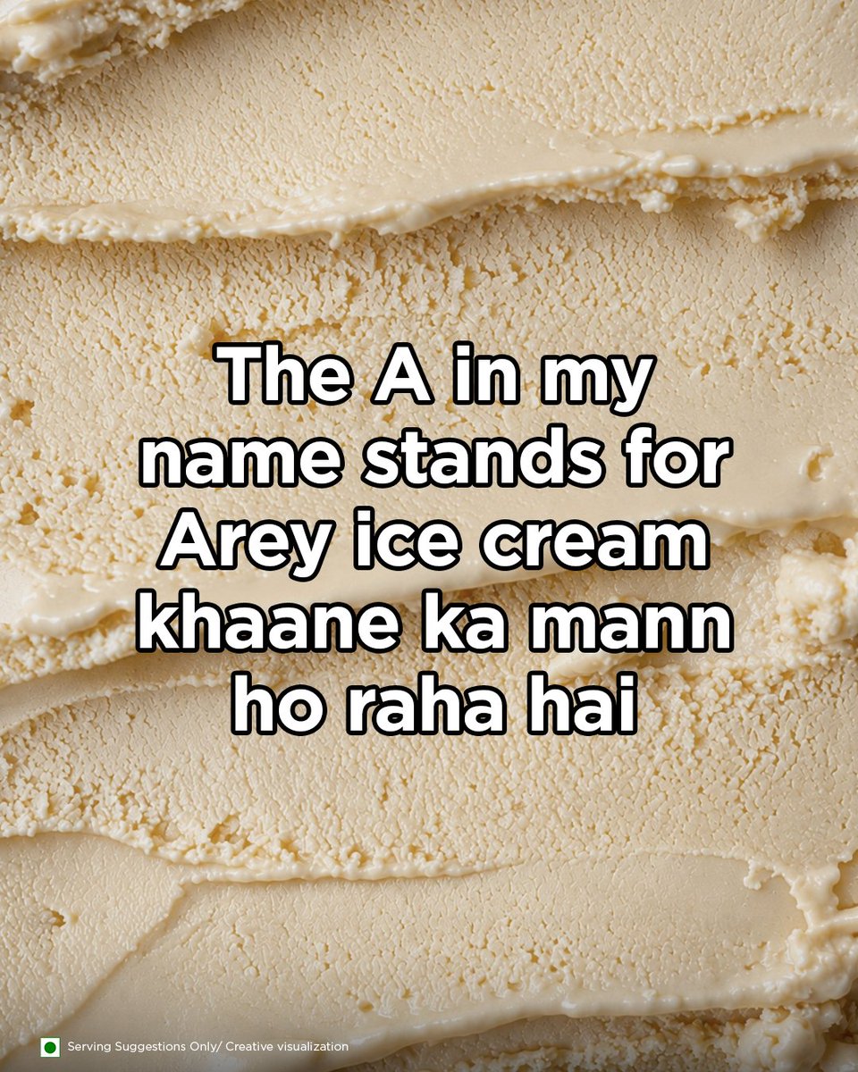 HavmorIceCreams's tweet photo. Tell us what the letters in your name stand for 🤪

#Havmor #Icecreams #Yummy #Trend #FYP #October https://t.co/wXJPDCftxQ