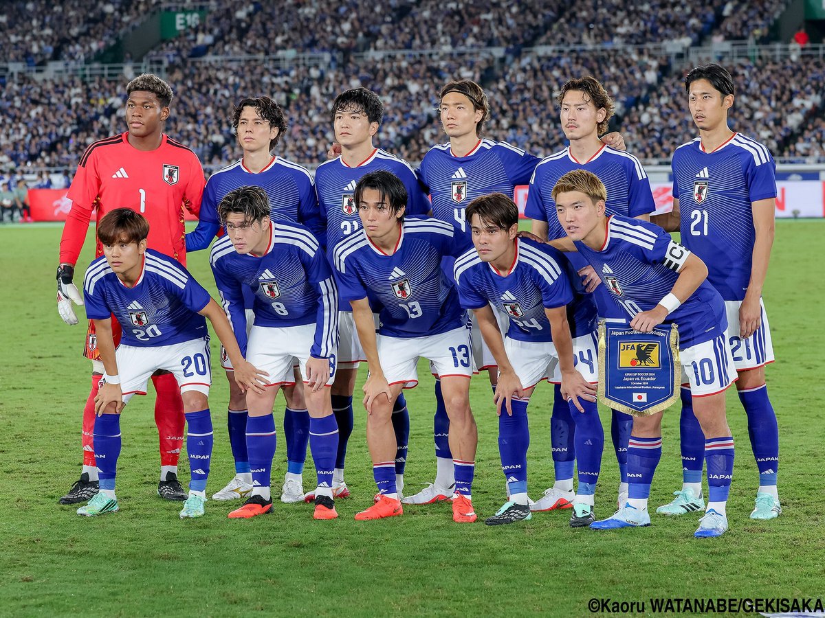 FutbolSamurais's tweet photo. 🇯🇵⚽️ #SAMURAIBLUE

Japón empató 0-0 contra Ecuador en un partido en el que se mostró muy bien con y sin pelota, pero le costó muchísimo la creación de situaciones de gol.

Tras vencer 5-4 en los penales, ahora tocará jugar la final de la Kirin Cup vs Nueva Zelanda 🇳🇿 https://t.co/tkNEaPIsBY