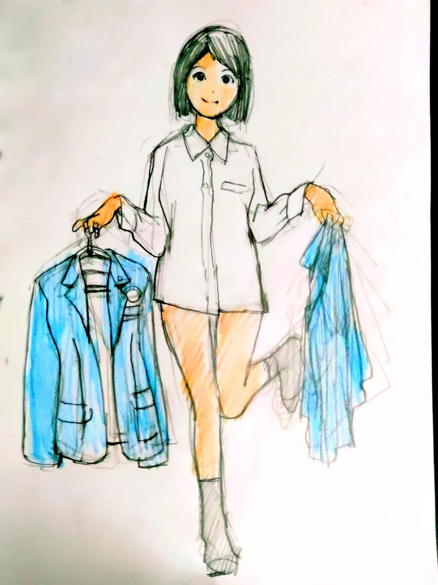 sim_kyrm's tweet photo. 上だけ服を着ていて下はパンツだけ…これって男の子が死ぬほど恥ずかしがる格好。パンツ１枚でいるより恥ずかしい。
女の子は本人が恥ずかしいかどうかは別として一応サマになる。男はなんでこんなにカッコ悪いのだろう？ https://t.co/Oqc5IJDs6a