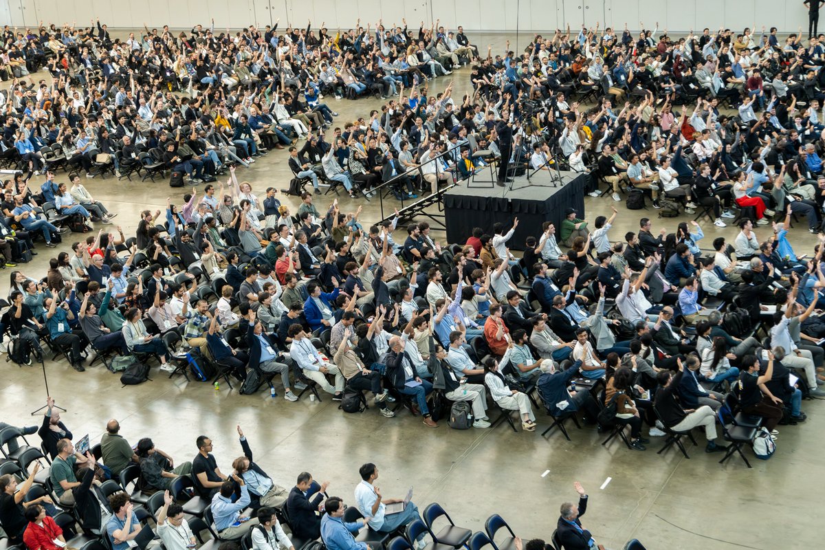 ieeeiros's tweet photo. 📸 What a way to wrap up the #IROS2026 main conference program!
Here are a few highlights from Wednesday, including the Robot Parade, competitions, plenary debate &amp; Farewell Reception.
One more day to go! Today, workshops, tutorials &amp; technical tours close out IROS 2026. 🤖 https://t.co/9bqKMv756Y