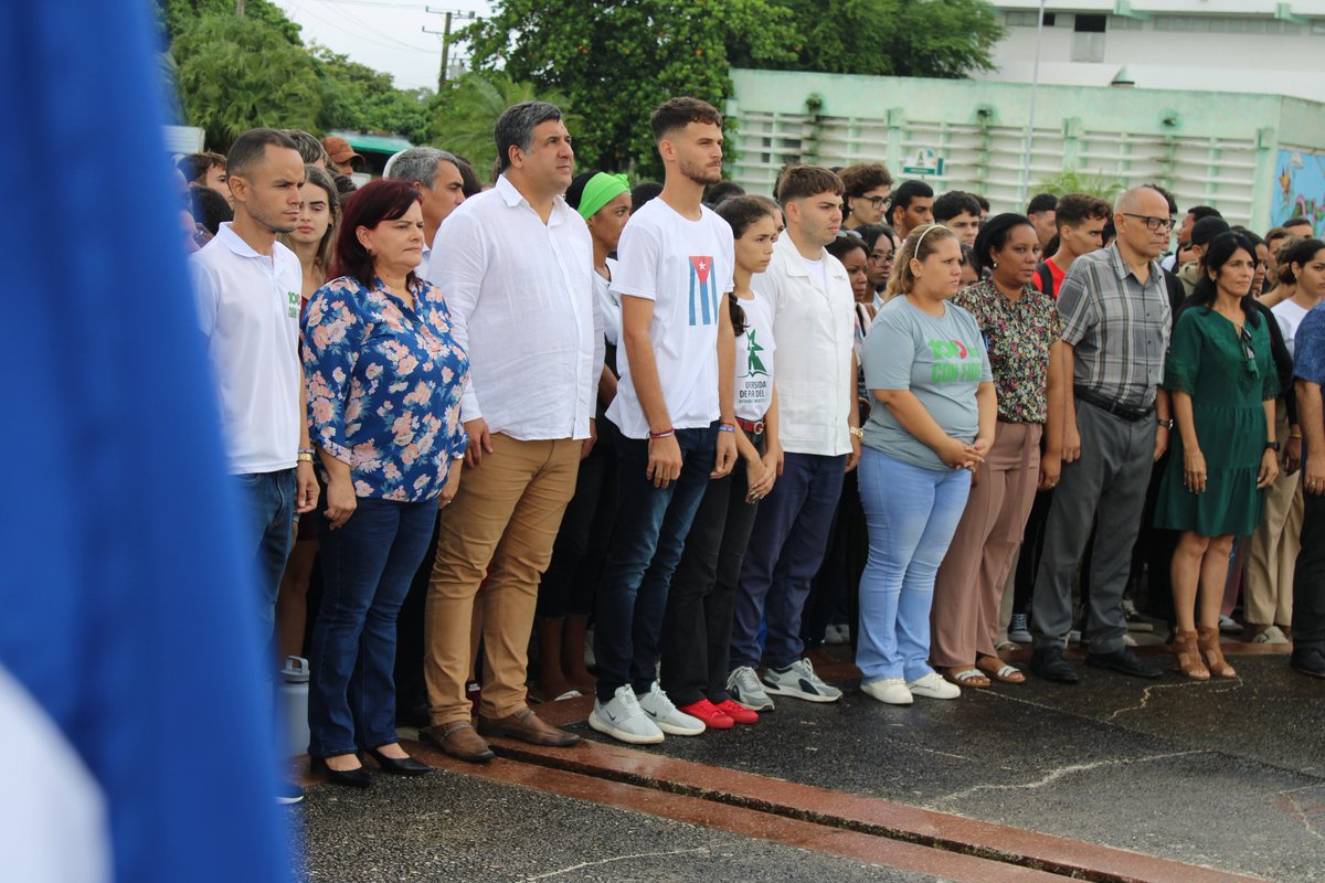FEU_UPR_'s tweet photo. El día de ayer fuimos sede del Avto Nacional de Ingreso a la FEU, un momento cargado de símbolismo, historia y compromiso.
Una gran bienvenida a los nuevos miembros de la organización joven más vieja.

#PinardelRío #FEU #OrgulloUPR https://t.co/s75bCOClOI