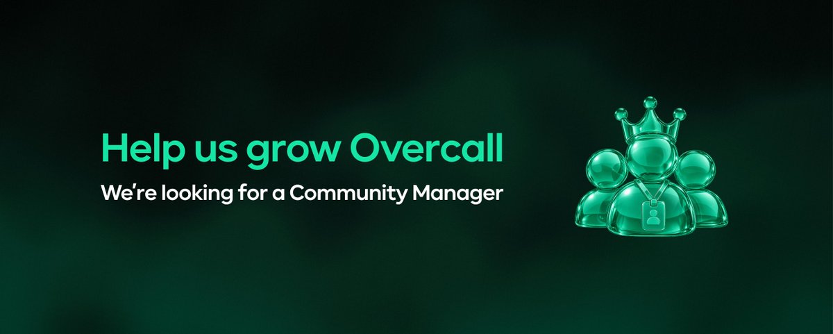 itsovercall's tweet photo. Overcall is looking for a Telegram Community Manager!

We're looking for someone who knows prediction markets and DeFi, can respond quickly, and can keep the room active.

Tag someone who fits or share your experience below 👇 https://t.co/cJ0mmk4hJP