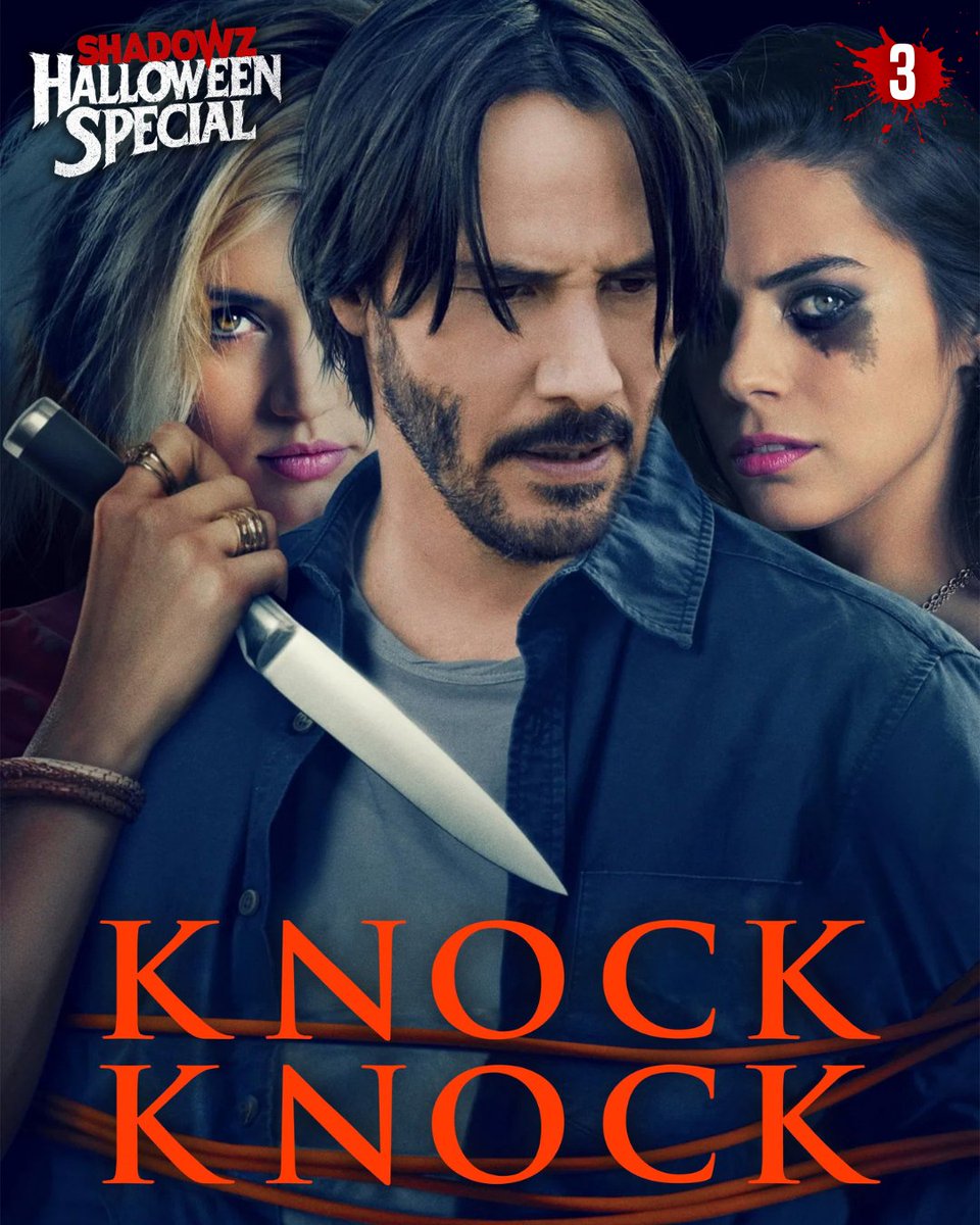 shadowzvod's tweet photo. 🎃 Shadowz Halloween Special 🎃
1 nouveau film par jour en octobre !

#3 🚪 KNOCK KNOCK - Eli Roth, 2015 https://t.co/yqBs8ZREGm
