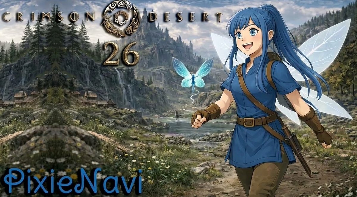 NoXhawthorn's tweet photo. ⚔️ Coucou les Pixipotes ! 🧚
Ce soir vers 20h15 : @PixieNaviGaming continue son aventure sur Crimson Desert, en live avec vous 😄
Mettez un rappel 🔔
▶️ YouTube : https://t.co/Jv8zAtG9tU
🟣 Twitch : https://t.co/nlKfgH4Bx9
#CrimsonDesert #RPG #OpenWorld #GamingFR #StreamerFR https://t.co/E7IH4aVito