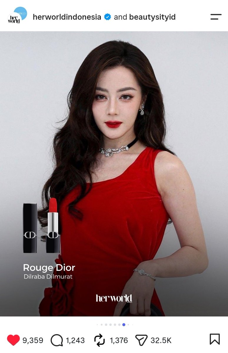 dazzlingdilraba's tweet photo. Via Her World Indonesia 🇮🇩

🔗 https://t.co/YvnwKu6ekC

Dilraba Dazzles DiorSummer27 

#DilrabaxDiorSummer27 #Dilraba #DiorSummer27 https://t.co/apL1hHgGD5