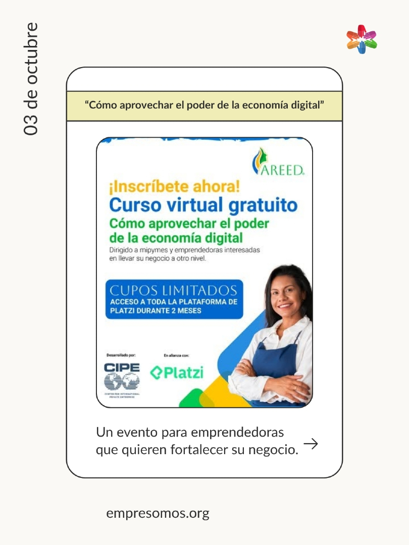 empresomos's tweet photo. Deja de improvisar tu presencia digital. 📲

Aprende sobre IA aplicada a negocios, marketing y estrategia digital, análisis de la competencia, comercio electrónico y tiendas en línea en este evento de AREED.

Más detalles en la sección de eventos de https://t.co/tlXizjVLwi. https://t.co/omLjj6pKSQ