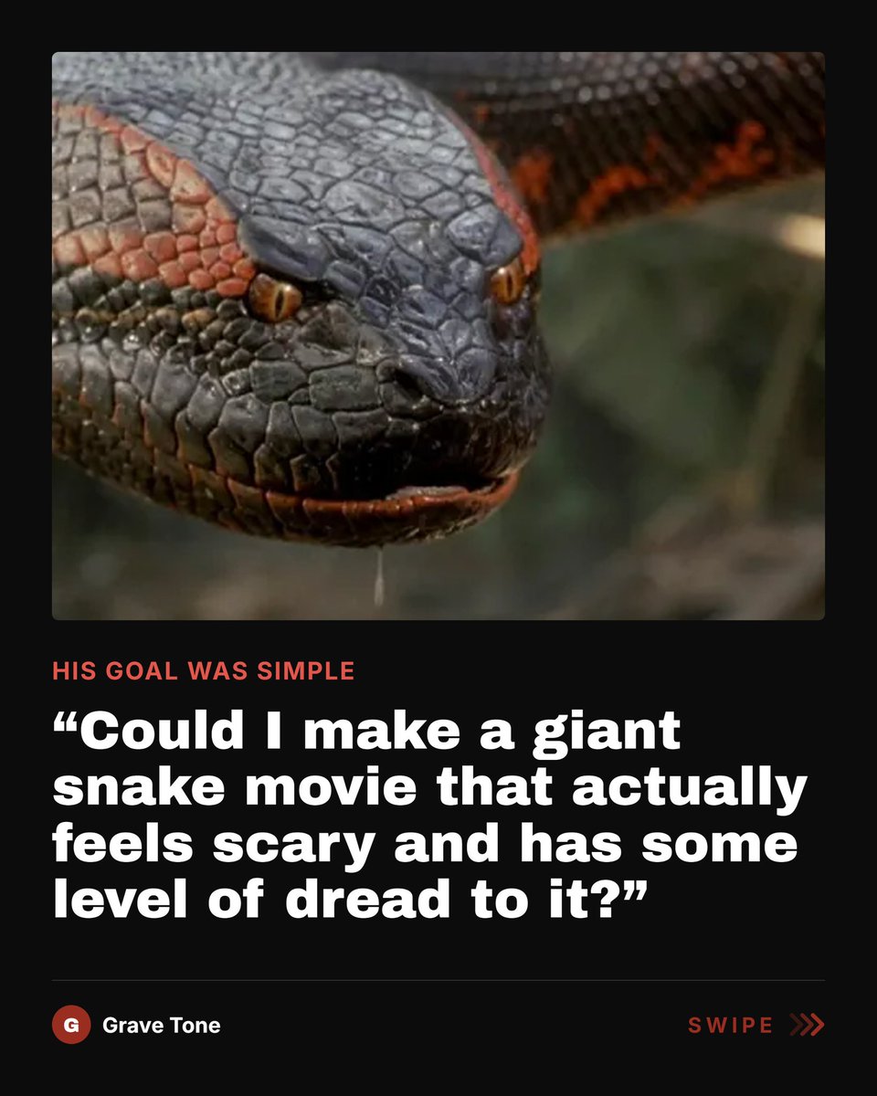 gravetonepod's tweet photo. We sat down with Mike P. Nelson to discuss his latest creature feature horror movie, Beware Boiúna, which releases tomorrow! 

From practical effects to not wanting to make this movie initially, Mike discussed what it takes to make a genuinely scary creature feature movie. 

1/2 https://t.co/PMHc1RetP7