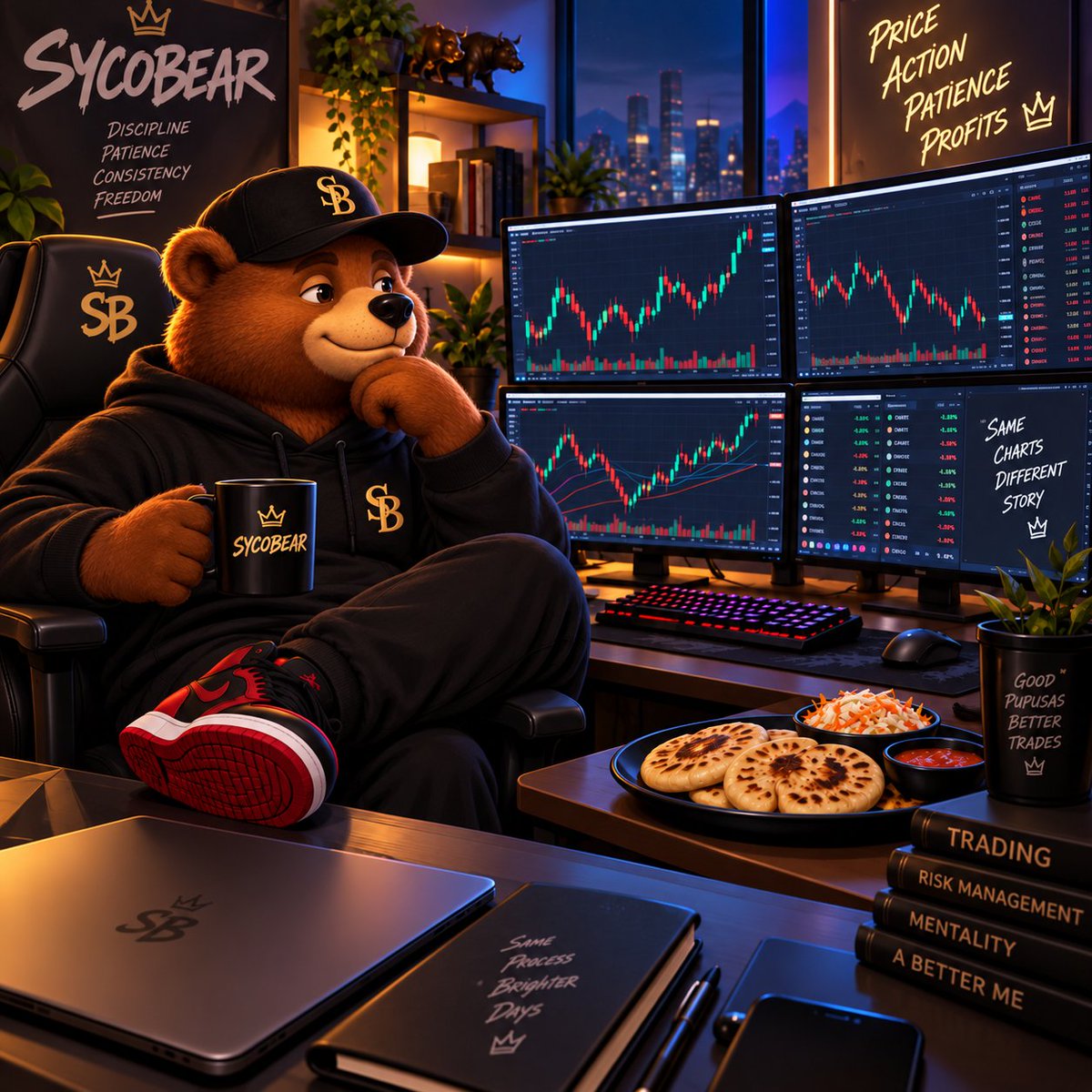 SycoBearSv's tweet photo. NY Session 🇺🇸

NQ already did a lot of the heavy lifting overnight, so we’re not forcing anything this morning.

Expecting some chop, so we is just gonna chill, eat some pupusas, and observe the price action. 🐻📊

Patience > forcing trades.

Let the market come to us. https://t.co/x8GR63l039