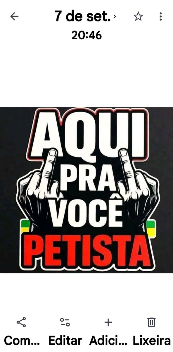 GilbertoCirilo5's tweet photo. @fabi8879 https://t.co/PH8bpVlk6i