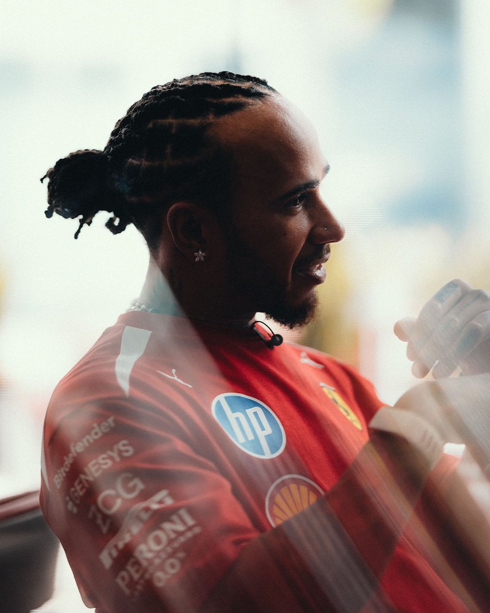 ScuderiaFerrari's tweet photo. Some smiley Lewis for your feed 🥰 https://t.co/8qSQVloV8w