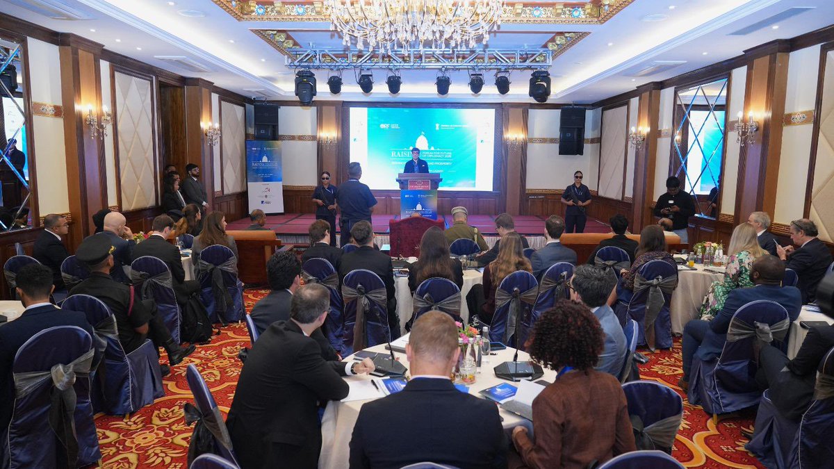 lg_ladakh's tweet photo. Addressed the historic first “Raisina Forum for Future of Diplomacy”, today in Leh.

As India’s premier conference on geopolitics and geoeconomics, this Forum brough together diplomats, policymakers, business leaders and strategic thinkers, from India and 39 countries around the world.

I underlined Ladakh’s unique strategic importance, as a vital frontier, where global diplomacy, security, and sustainable development converge, against the backdrop of its unique ecology, harsh climates and a thriving, vibrant culture. Also shared our transformative initiatives designed to empower local communities while preserving our fragile ecology. 

From enhancing connectivity, boosting tourism infrastructure and strengthening local economy to securing our ecology and water resources, we are building an inclusive and resilient Ladakh, under the visionary leadership of Hon’ble Prime Minister, Shri @narendramodi ji. 

Building on today's forum, I also shared my vision and a strong desire to host the World Economic Forum in Ladakh soon, showcasing our sustainable growth model to the world.
