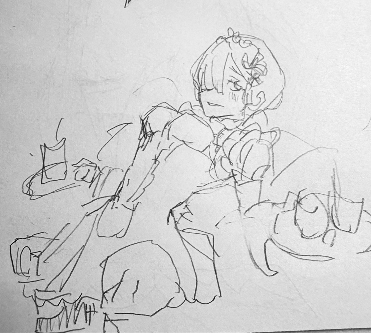 wori_haberi's tweet photo. 暴食レム https://t.co/gV2jl3iDjH