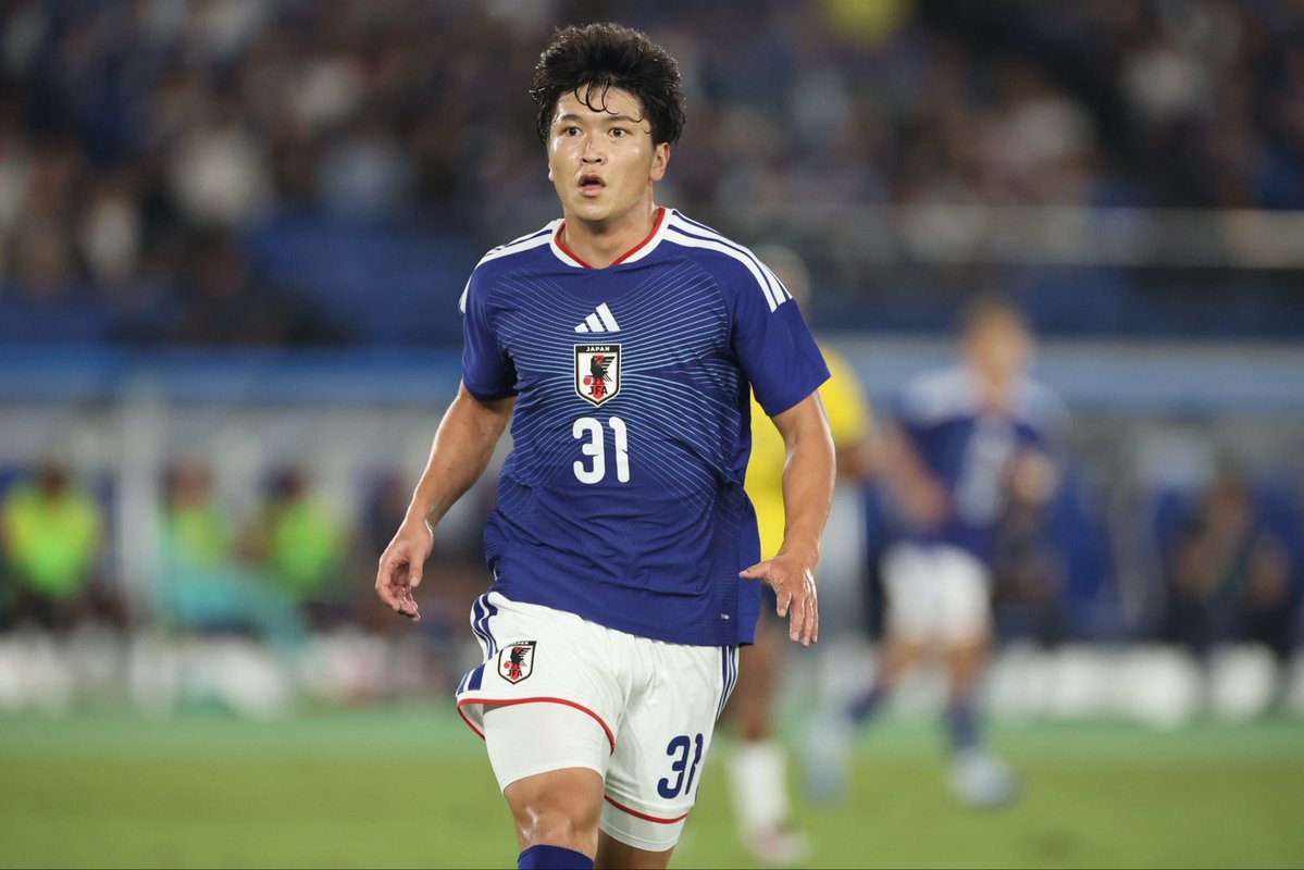 prompt_fmarinos's tweet photo. 日本代表 #SAMURAIBLUE 🇯🇵

前半45分間、日本代表の舞台で躍動🔥
チャンスを生み出し、果敢にゴールを狙った #谷村海那 選手🇯🇵

#fmarinos #daihyo @jfa_samuraiblue https://t.co/XF5rRPnnJi