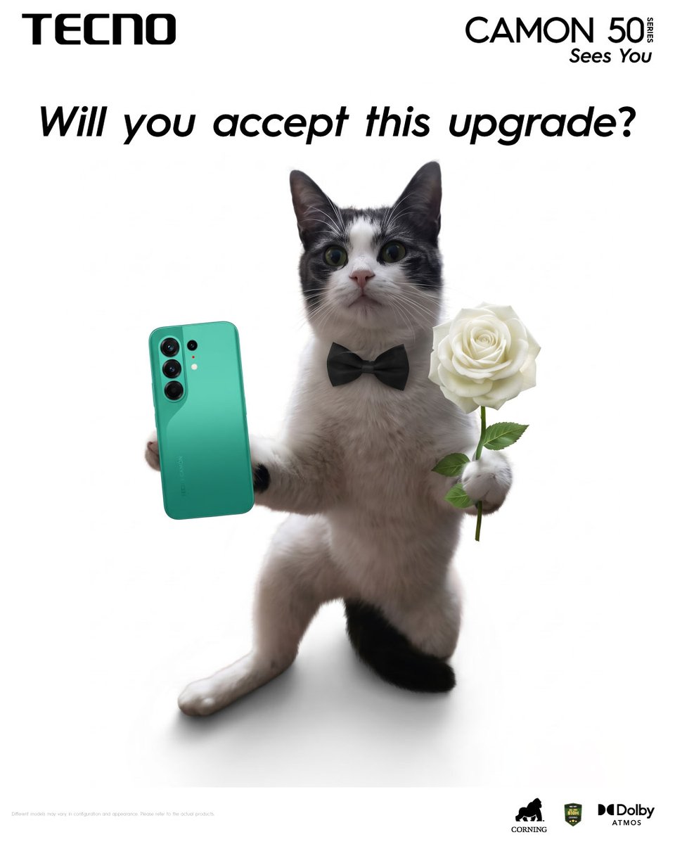 TECNOMobile254's tweet photo. When the upgrade comes with flowers… you already know the answer. 😄
#Camon50Ke #camon50series #TecnoKenya #TecnoCamon50 https://t.co/rT44LK4ndu