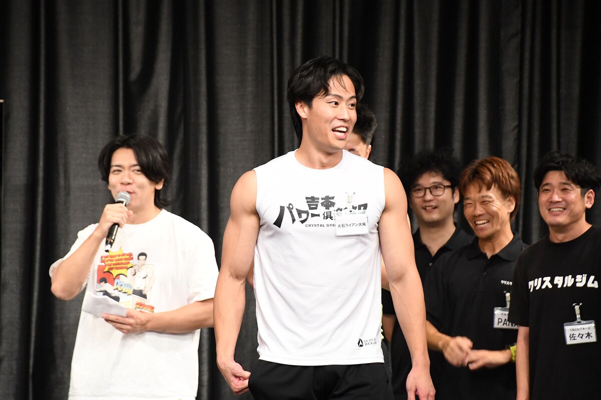 owarai_natalie's tweet photo. 「クリスタルジム総選挙」神7決定、1位は青木マッチョ　2連覇達成
https://t.co/Vjvi4uuF2D

#クリスタルジム https://t.co/D2ynFv8cOM