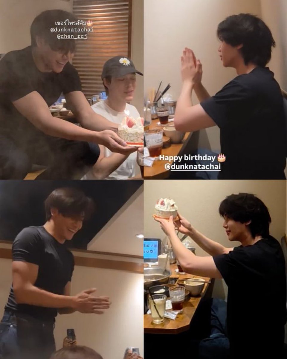 jaidee9sep's tweet photo. Look at Joong's face,his face light up like the sun.
And Dunk 😉 is blushing too hard..

#JoongDunk #JoongArchen #dunknatachai https://t.co/aWAIjRdIf8
