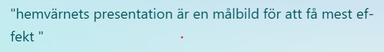 bockfot's tweet photo. Lämnar Prostlösa garnison med en väldigt bra känsla efter att fått ta del av delar ur utvärderingen.
Det visar att vi är på rätt väg och att Hv har rätt fokus.
#Effekt #Hemvärnet #NBLdagarna26 https://t.co/00NNT9Oo9d