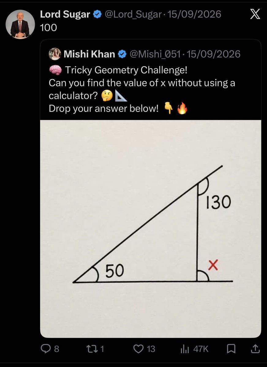 BernoulliDefect's tweet photo. A selection of posts by Alan Sugar, the 138th richest person in the UK. In awe. https://t.co/d4yxYT4kpP